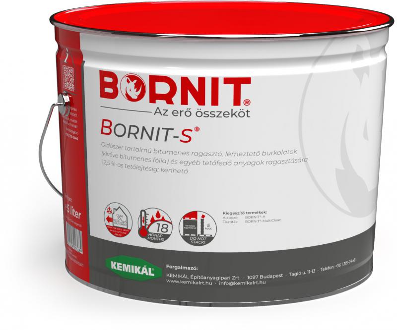 Bornit-S bitumenes sűrű bevonóanyag 5 liter