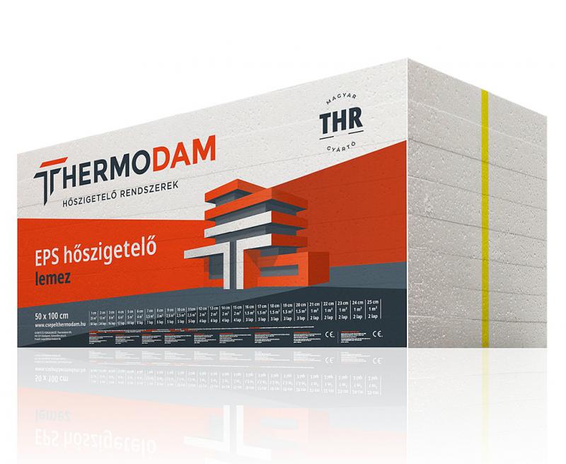Thermodam EPS-100 lépésálló polisztirol szigetelés 3 cm (8m2/csomag)
