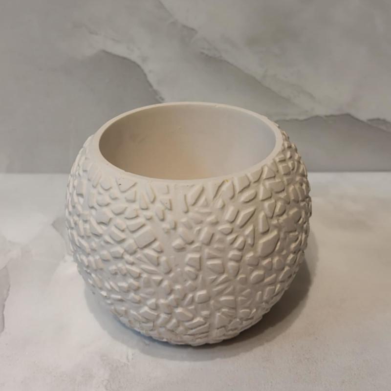 Rusztikus mintás tök kaspó