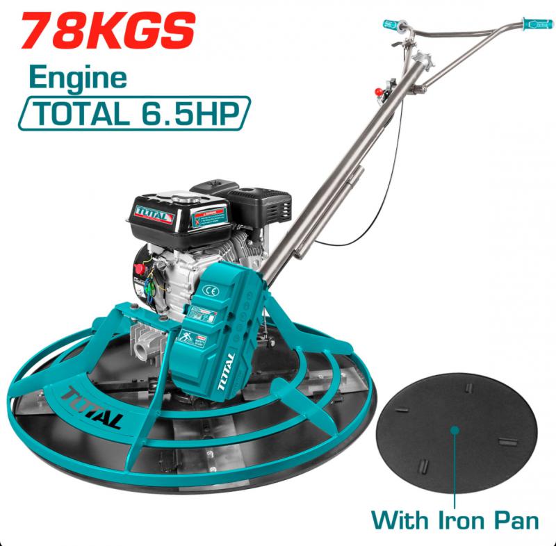 Benzinesmotoros betonsimító 78kg, 4,8kW