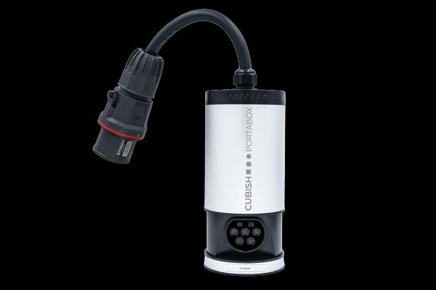 inChaNet Cubish Portabox elektromos autó állítható fali és hordozható töltő – 11kW (3x16A)