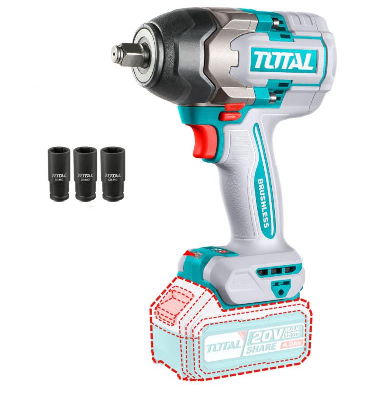 Li-ion akkus ütvecsavarozó 850 Nm/1/2″, INDUSTRIAL (Nincs akkumulátor) (TIWLI20851)