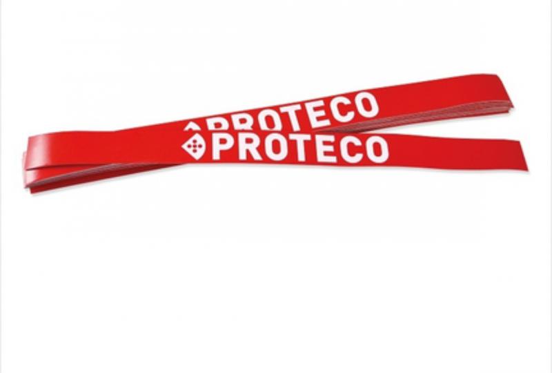 PROTECO Fényvisszaverő matrica, S-PARK sorompórúdhoz, piros (20 db)