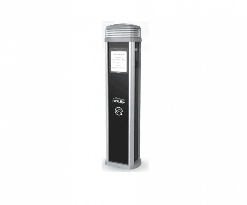 Rolec Quantum 2x22kW elektromos autó töltőoszlop OCPP, MID