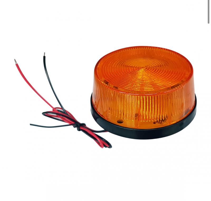 SOLLEYSEC LED villogó, narancs, 60x30mm, 12Vdc, éles villanó fény