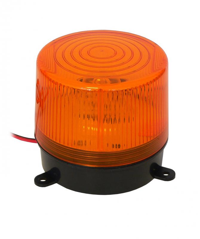 SOLLEYSEC Villogó, 90x85mm, 12Vdc, 220mA. - Nagy fényerő, szép kivitel xenon U villanócső.