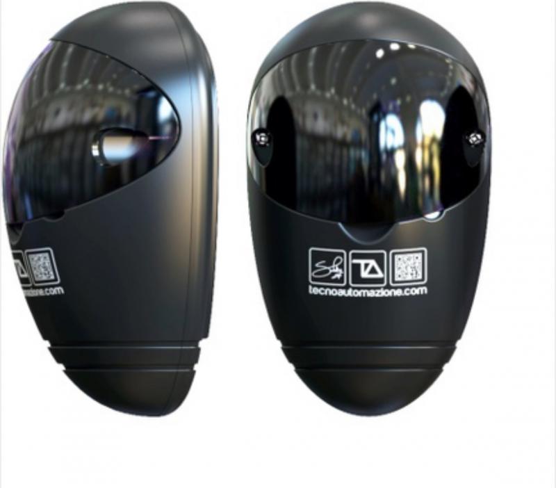 TECNO Infrasorompó 40m 12-24VacVdc fekete