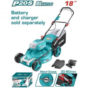 Akkus fűnyíró 510mm/18″/3000rpm/20V/2.0Ah-7.5Ah/P20S/ INDUSTRIAL (Nincs akkumulátor) (TLMLI2018)