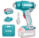 Akkus hőlégfúvó 20V/P20S/ INDUSTRIAL (SET Akkumulátor 1x4Ah, Charger, Töltő, Koffer) (TBLI20025)