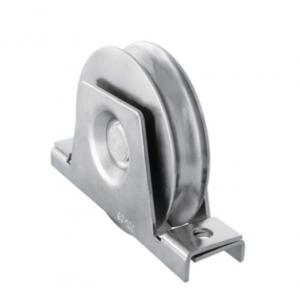 HI-MOTION Kapu kerék, U profil Ø20, átmérő 100mm, 350kg-os teherbírás, süllyeszthető