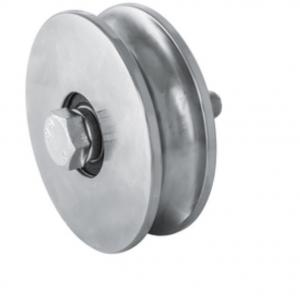 HI-MOTION Kapu kerék, V profil, átmérő 80mm, dupla csapágyazás, 700kg-os teherbírás