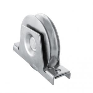 HI-MOTION Kapu kerék, V profil, átmérő 90mm, 350kg-os teherbírás, süllyeszthető