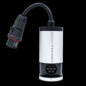 inChaNet Cubish Portabox elektromos autó állítható fali és hordozható töltő – 11kW (3x16A)