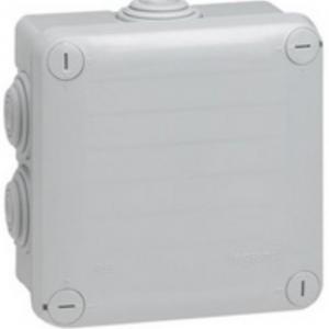 Legrand Szerelődoboz falonkívüli műanyag 116mmx 116mmx 54mm szürke 25mm2-vezetőhöz (max.) Plexo