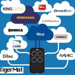 TIGERMAT YET2130AIO intelligens otthoni kapunyitó rf tanítható multicode többfrekvenciás Távirányító