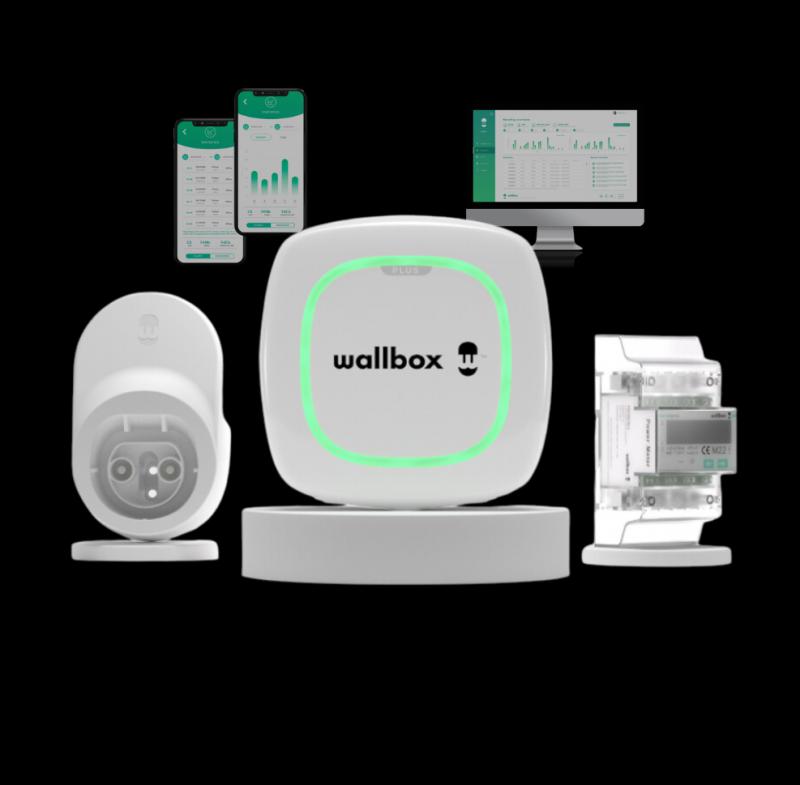 Wallbox Pulsar Plus 22kW + POWER BOOST + Kábel Dock – Fehér