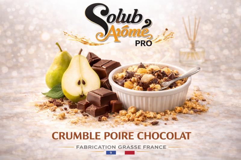 ( 139.-) Solub - Crumble Poire Chocolat 10ml