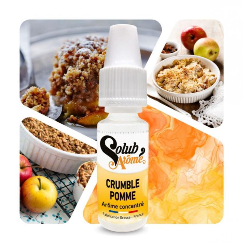 ( 302.-)   Solub -  Crumble aux Pommes  ( Premium )  10ml