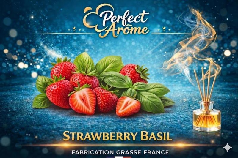 ( 408.-) By Solub - Perfect - Strawberry Basil 10ml