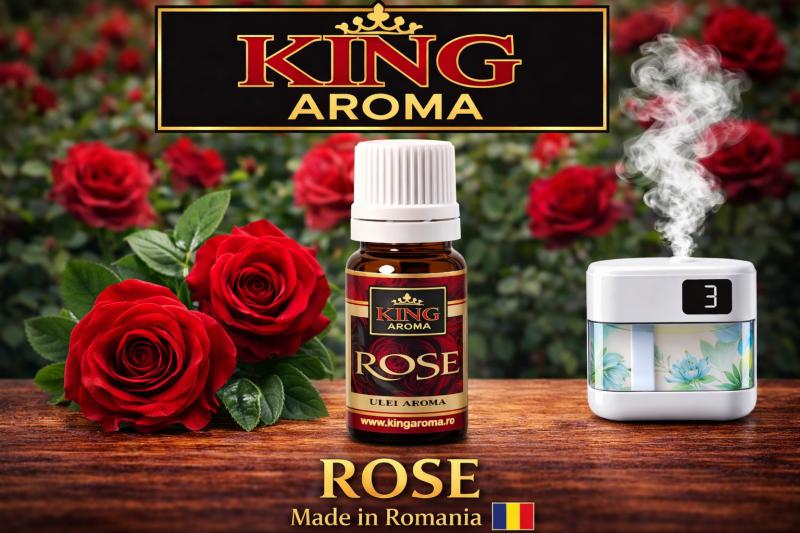 ( 521.-)    King  Aroma - Rose     10ml