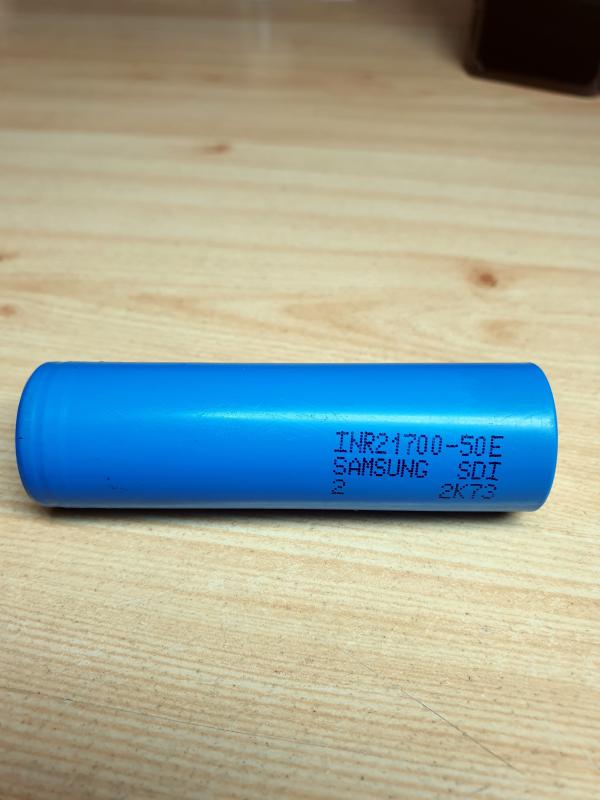 Akkumulátor - Samsung- 50E  SDI ( 21700 ) 5000mAh ( 10/20 A )
