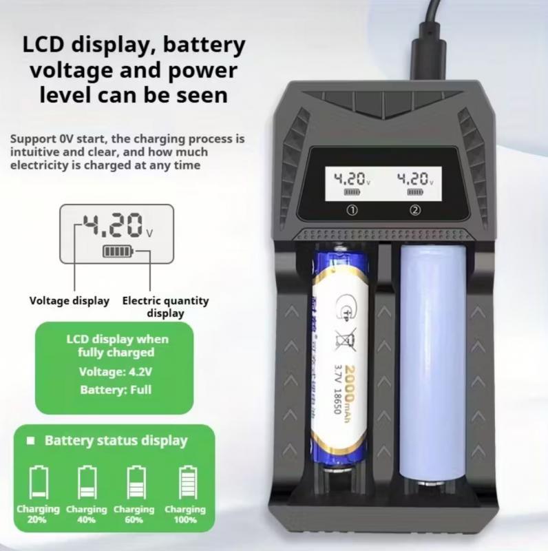 Akkumulátor töltő x 2 ( LCD Charger )    ( 5D 82 ACD )