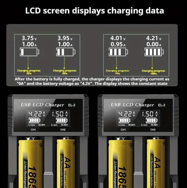 Akkumulátor töltő x 2 ( USB LCD Charger )