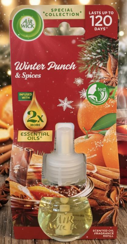 Air Wick Elektromos Illatosító Utántöltő – Winter Punch (19 ml)