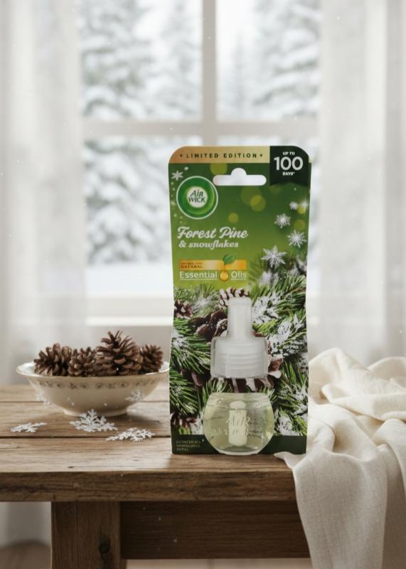 Air Wick Elektromos Készülék Utántöltő – Forest Pine (19 ml)