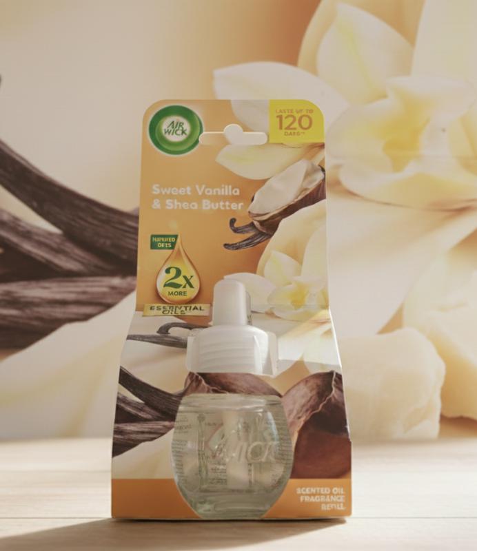 Air Wick Elektromos Utántöltő – Sweet Vanilla & Shea Butter (19 ml)