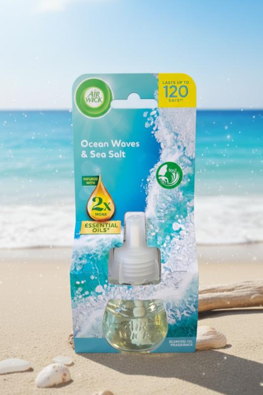 Air Wick Ocean Waves & Sea Salt Elektromos Illatosító Utántöltő (19 ml)