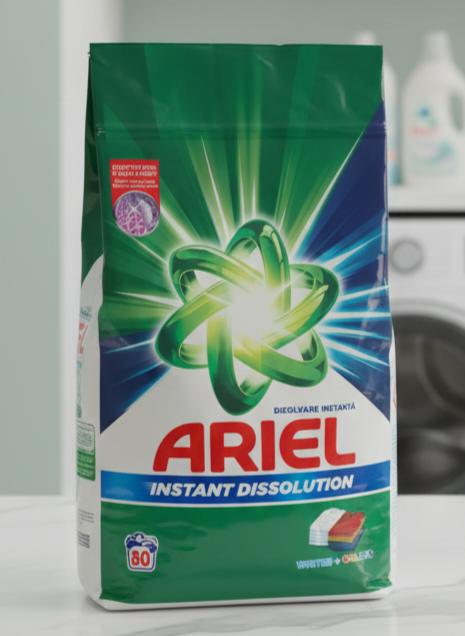 Ariel Instant Dissolution  mosópor white&color; 80 mosás 6 kg