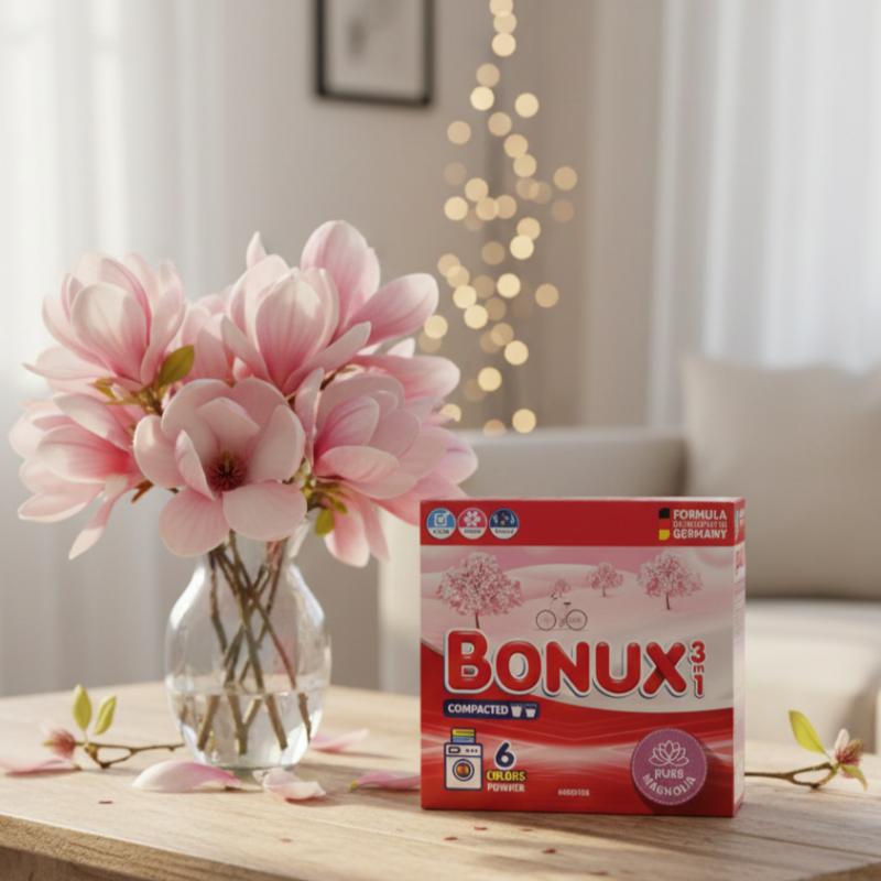 Bonux 3in1 mosópor magnólia color 6 mosás 400 gr
