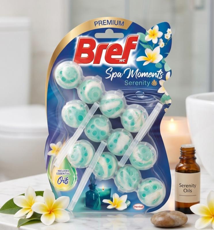 Bref Premium Spa Moments Serenity WC-frissítő blokk (3x50g)