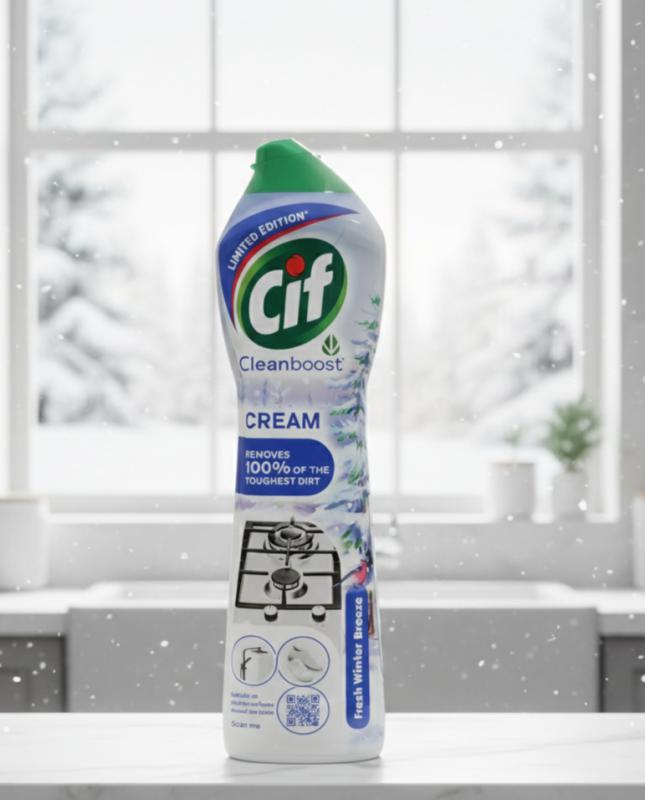 Cif CleanBoost Cream Fresh Winter Breeze folyékony súroló 500 ml