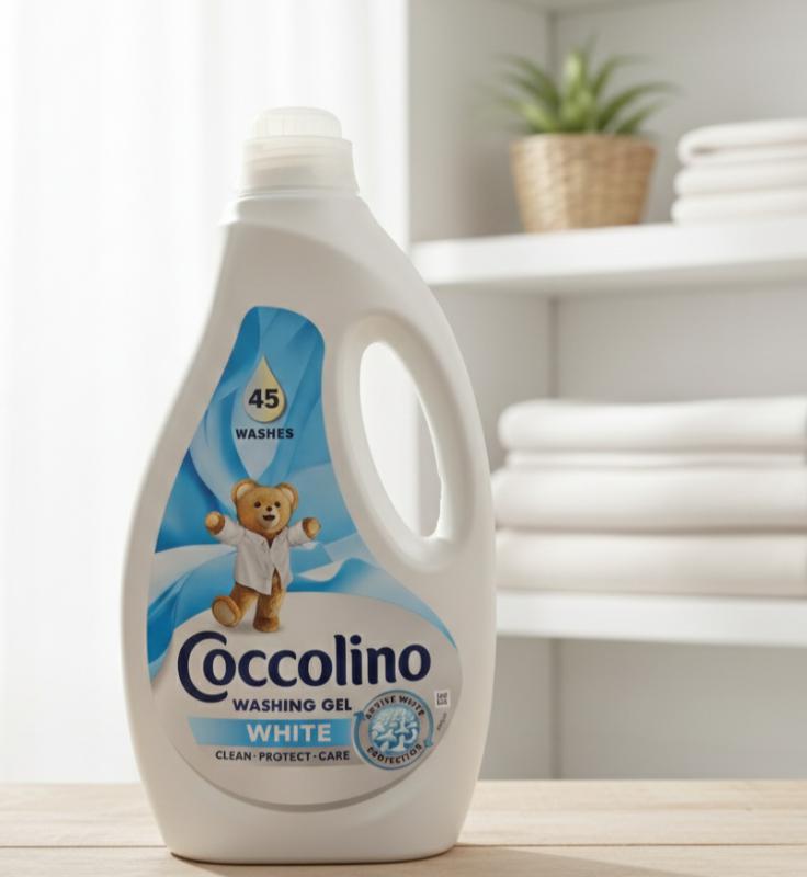 Coccolino folyékony mosószer White 45 mosás 1,8 liter