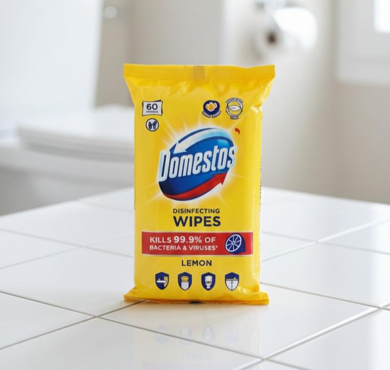 Domestos Higiénikus Törlőkendő Citrom (60 db)