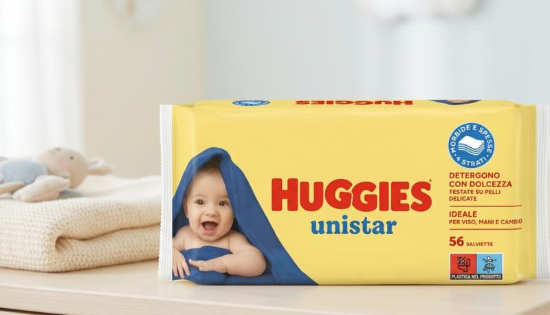 Huggies Unistar nedves törlőkendő (56 db)