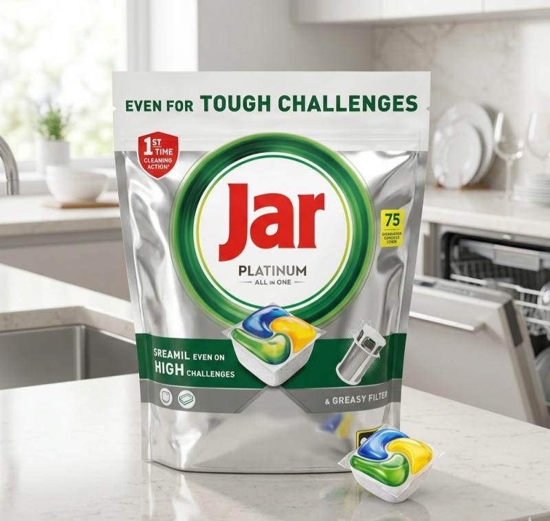 Jar Platinum All in One Mosogatógép Kapszula (75 db)