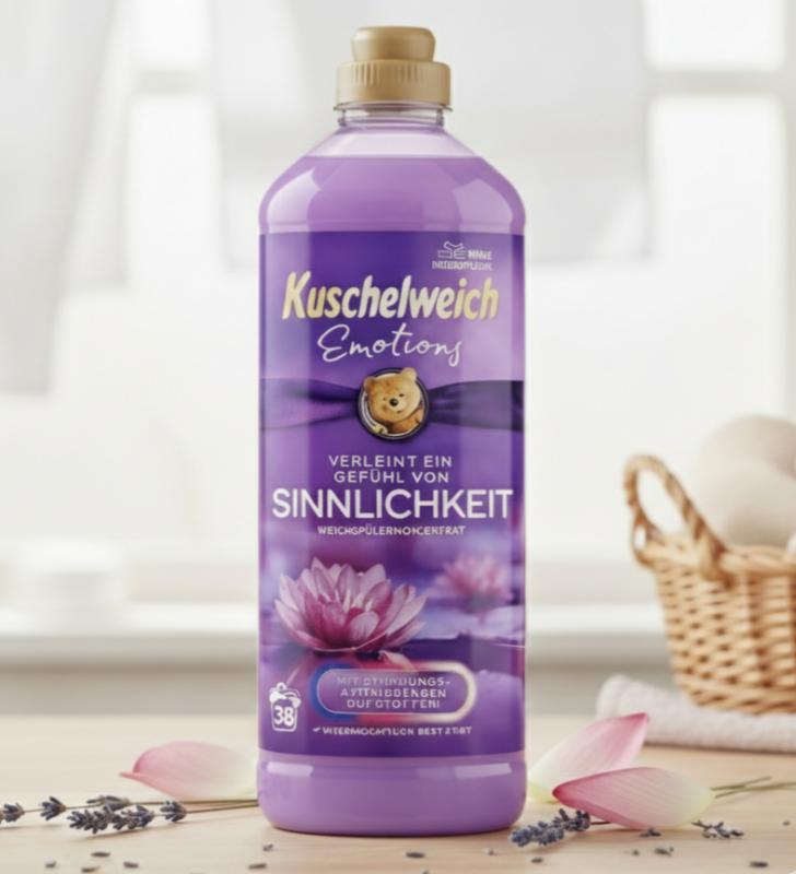 Kuschelweich Emotions Sinnlichkeit-érzékiség az érzelmes pillanatokért textilöblítő koncentrátum (1 liter - 38 mosás)