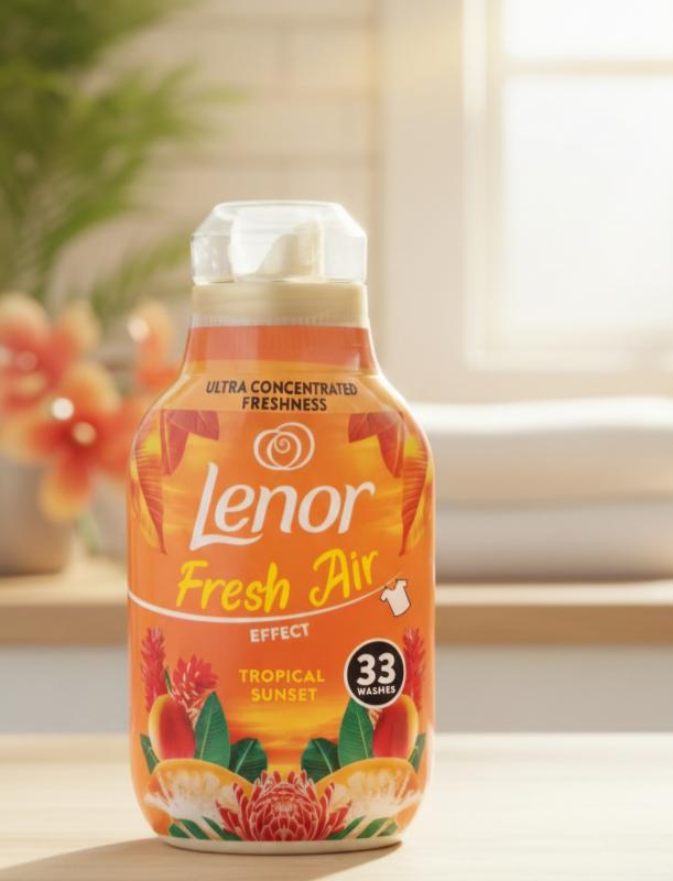 Lenor Fresh Air Effect Tropical Sunset öblítő koncentrátum 33 mosás 462 ml