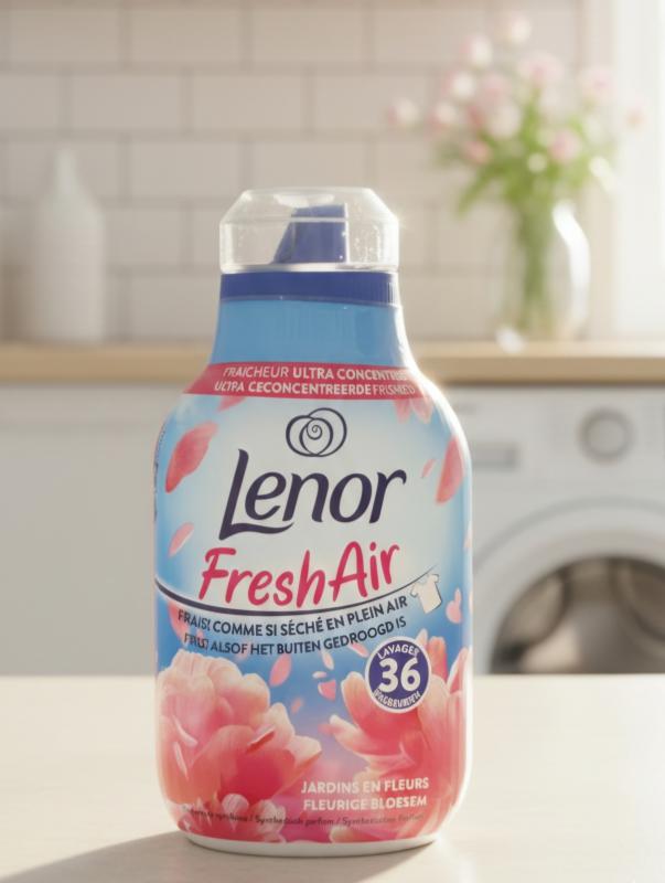 Lenor Fresh Air Jardins en Fleurs öblítő koncentrátum 36 mosás 504 ml