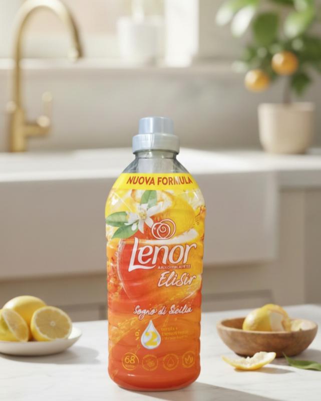 Lenor öblítő koncentrátum Elisir Sogno di Sicilia 68 mosás 1428 ml