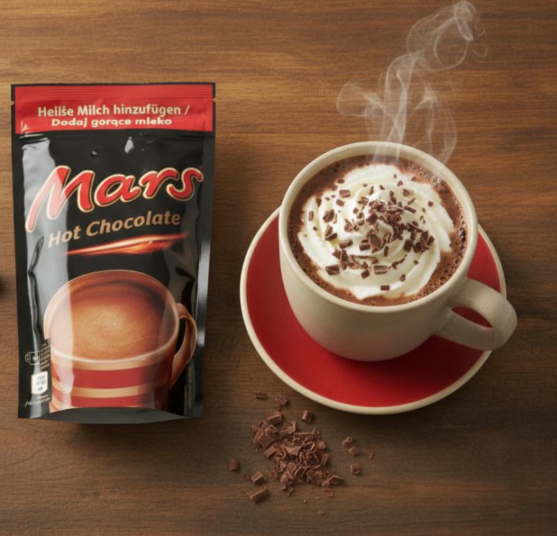 Mars forró csokoládé italpor-Krémes kényeztetés  (140 g)