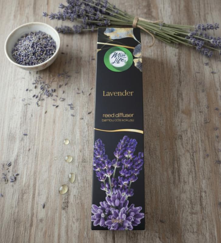 Miss Life Bamboo Pálcás Illatosító – Levendula (100 ml)