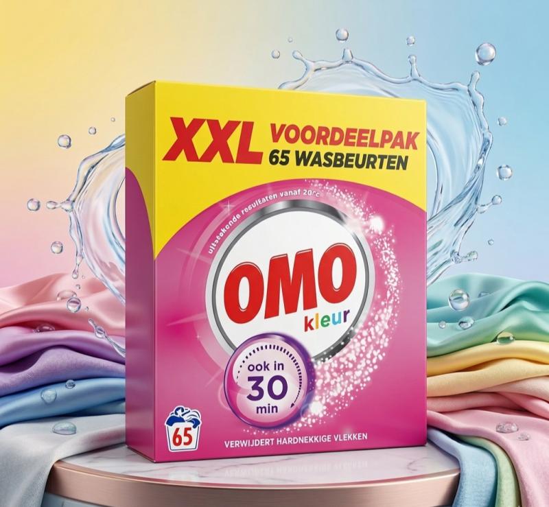 Omo Kleur Mosópor színes ruhákhoz 3,835 kg (65 mosás)