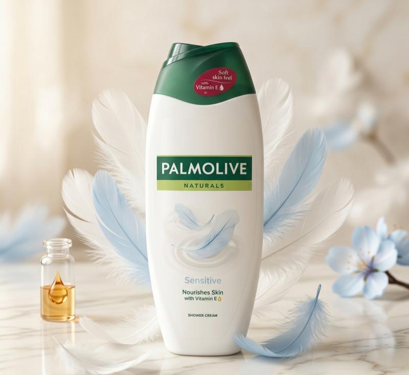 Palmolive Naturals Sensitive Krémtusfürdő 500 ml – E-vitaminnal Érzékeny Bőrre