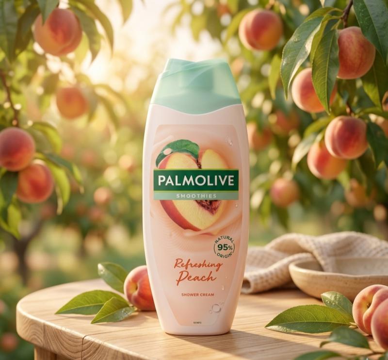 Palmolive Smoothies Refreshing Peach Krémtusfürdő (500 ml) – Frissítő Őszibarack Illattal