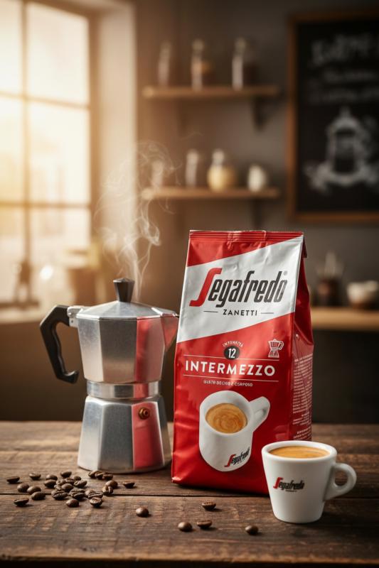 Segafredo Intermezzo pörkölt szemes kávé-Olasz Kávéélmény  1 kg