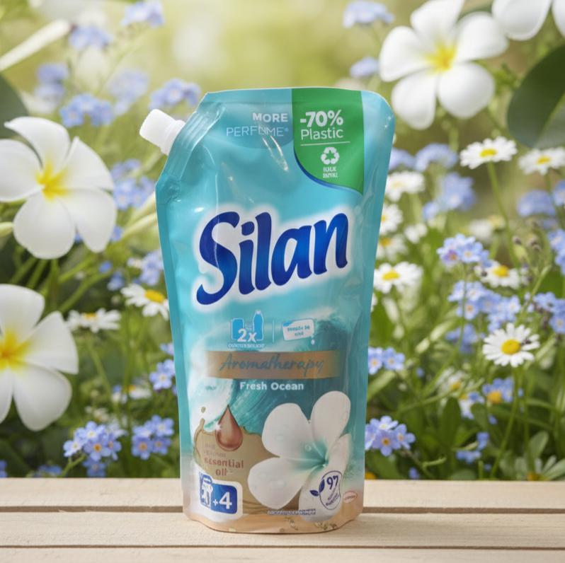 Silan fresh ocean öblítő koncentrátum  utántöltő (50+4 mosás) 594 ml